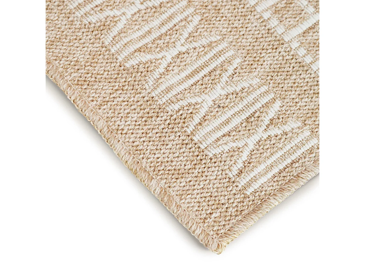 Tapis Tissé Plat "Yucatan" 120x170cm Naturel