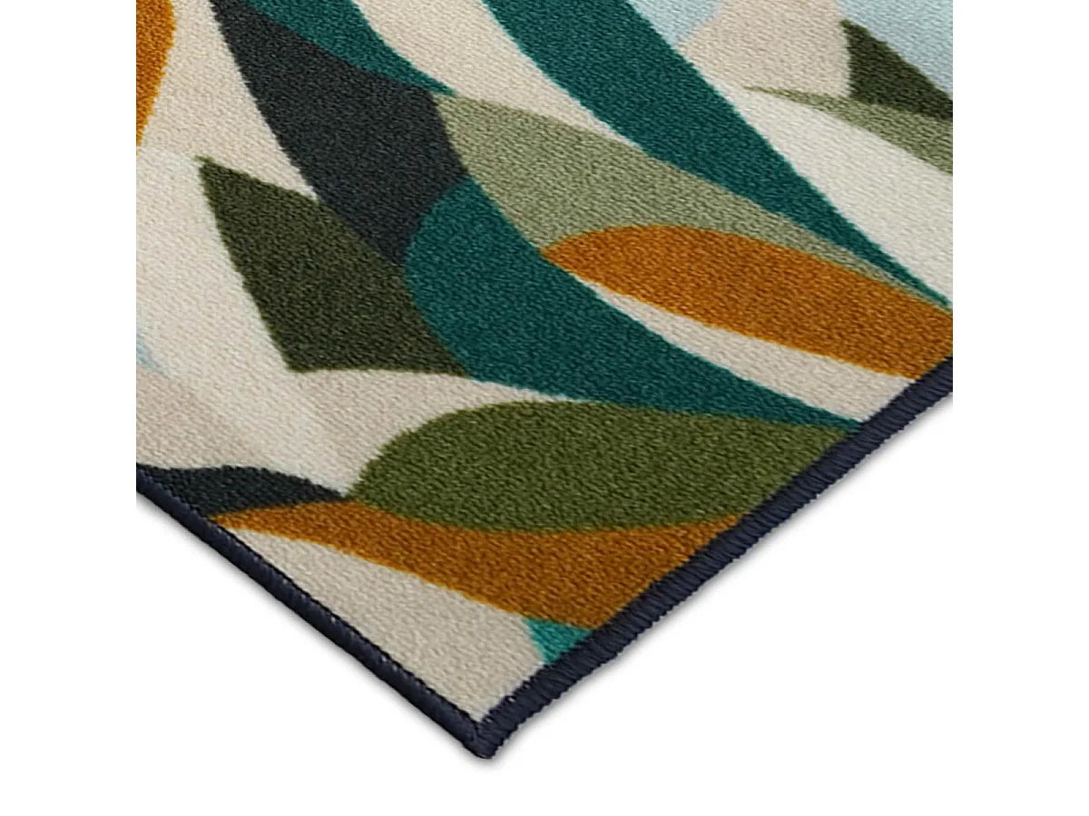 Tapis Déco Imprimé "Swan" 50x120cm Multicolore