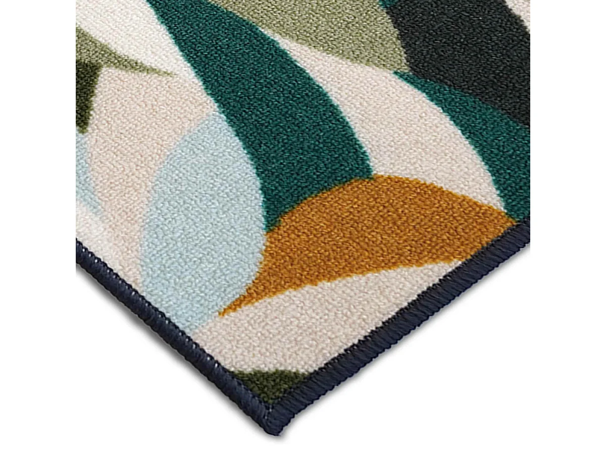 Tapis Déco Imprimé "Swan" 50x80cm Multicolore