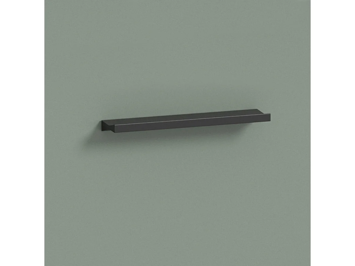 Meuble de rangement salle de bain 1 porte 1 tiroir H88 cm - GIO