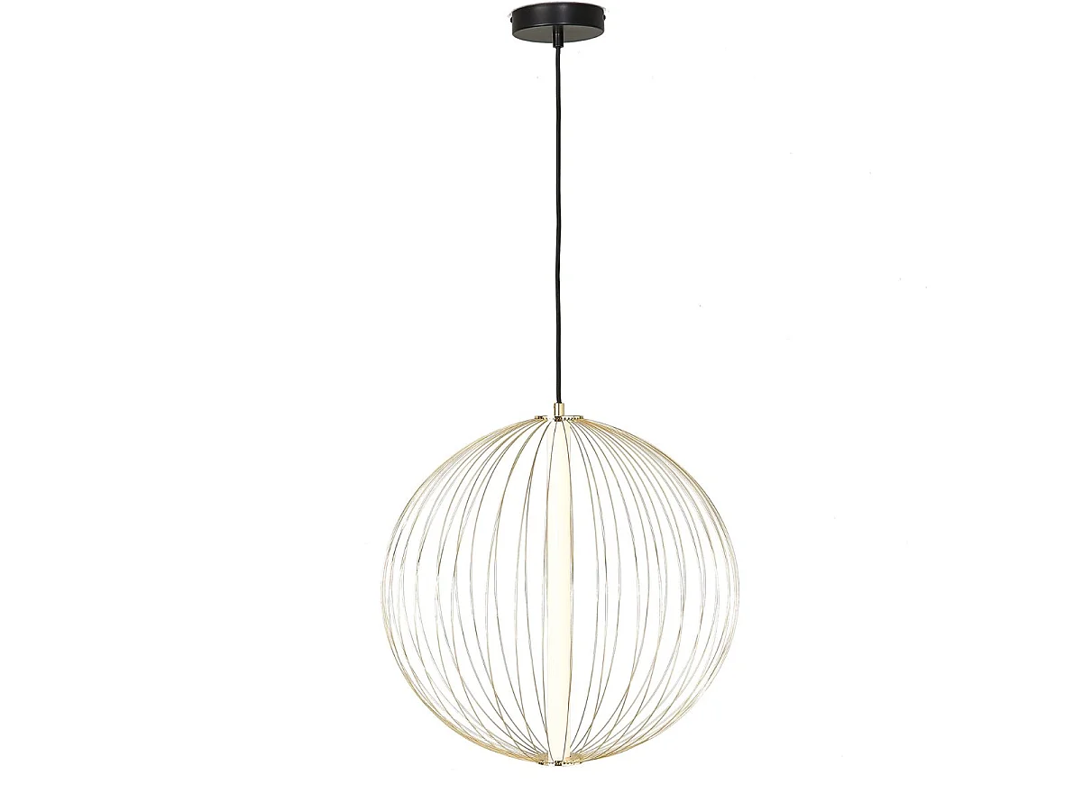 Atom metalpendellampe, 50 cm i diameter