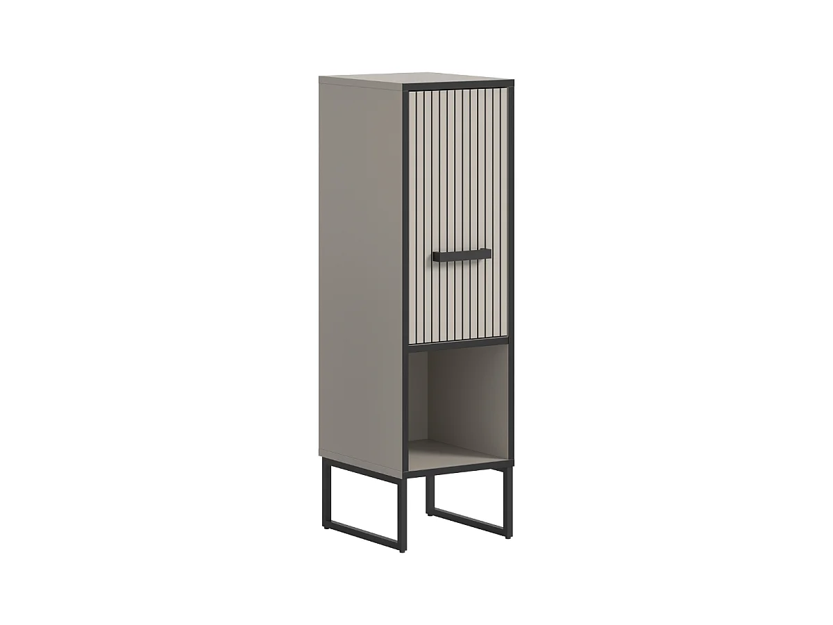 Coluna pequena para casa de banho, 1 porta, 1 nicho A101 cm - AURA