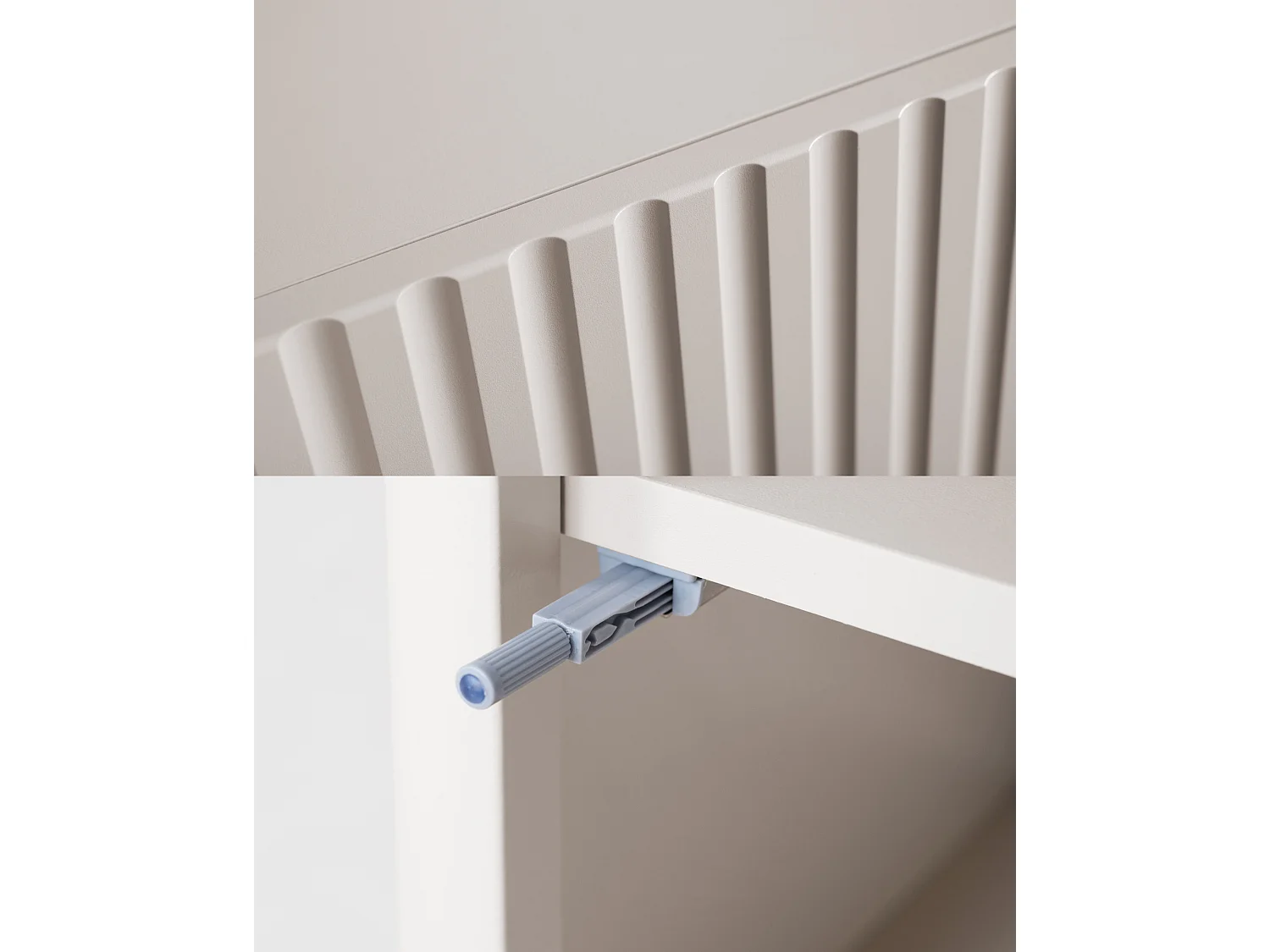 Staande badkamerkast, kolomkast met deur, 4 legplanken, Kasjmier, 35 x 136 x 30 cm