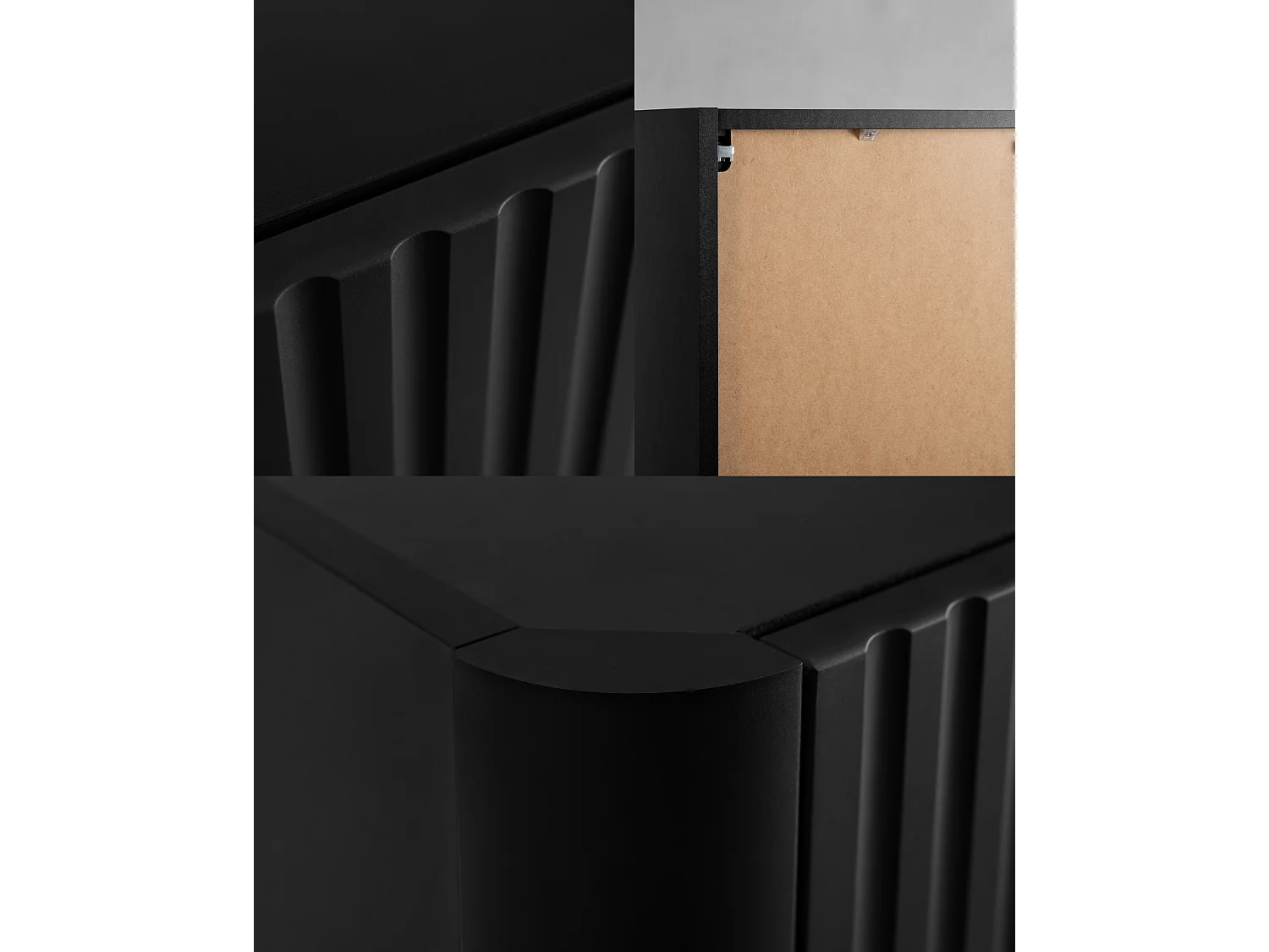 Staande badkamerkast, kolomkast met deur, 4 legplanken, Zwart, 35 x 136 x 30 cm