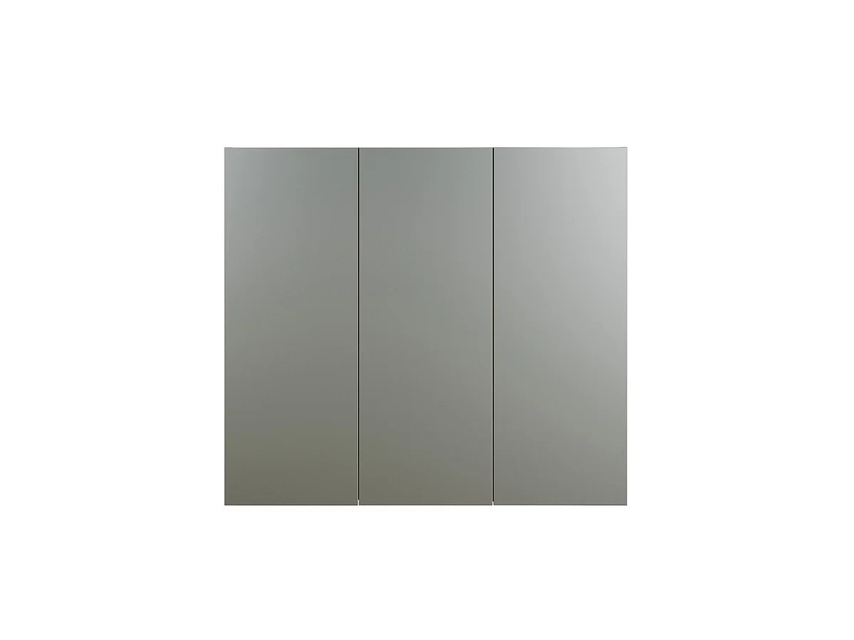 Badkamerkast met spiegel en 3 deuren L90 cm - PUREBLISS
