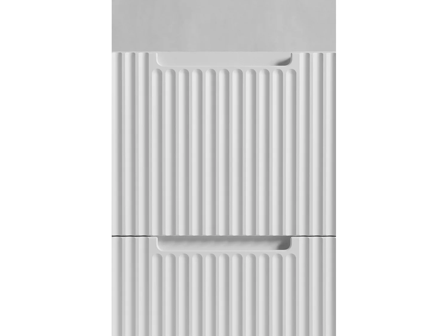 Væghængt badeværelsesskab 80 med skuffer, korpus: hvid + bordplade: lys eg, med greb, 80 x 46 x 58,6 cm