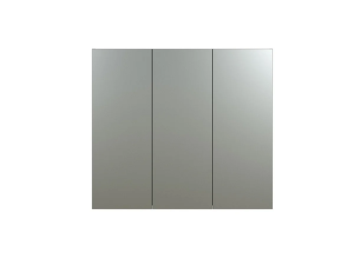 Badkamerkast met spiegel en 3 deuren L90 cm - PUREBLISS