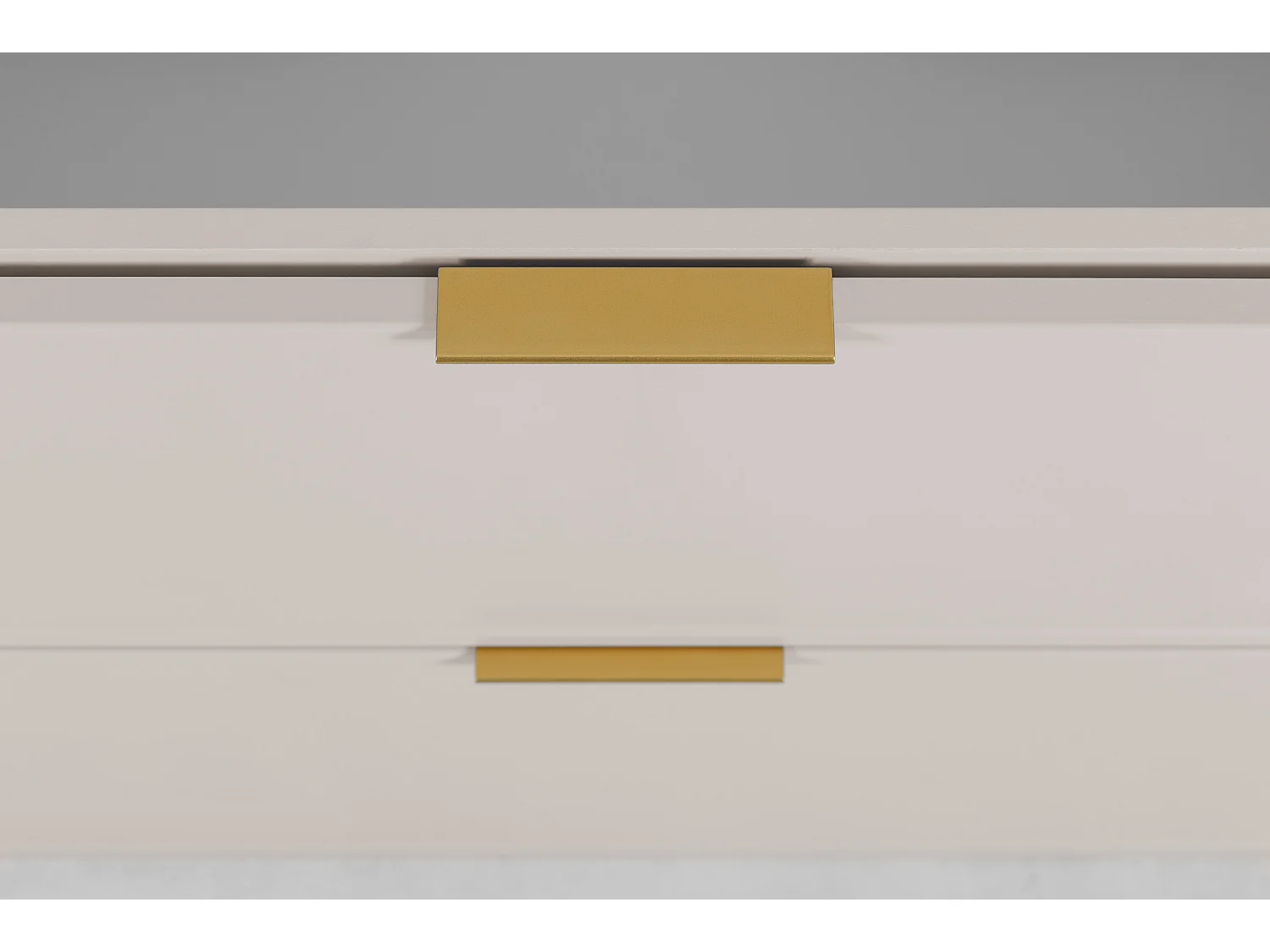 Mueble de baño suspendido 80 con cajones, color cachemira + encimera en roble claro, con tiradores, 80 x 46 x 58,6 cm