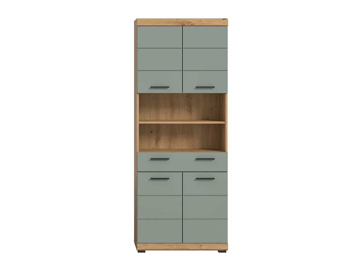 Coluna de casa de banho dupla com 4 portas e 1 gaveta A191 cm - GIO