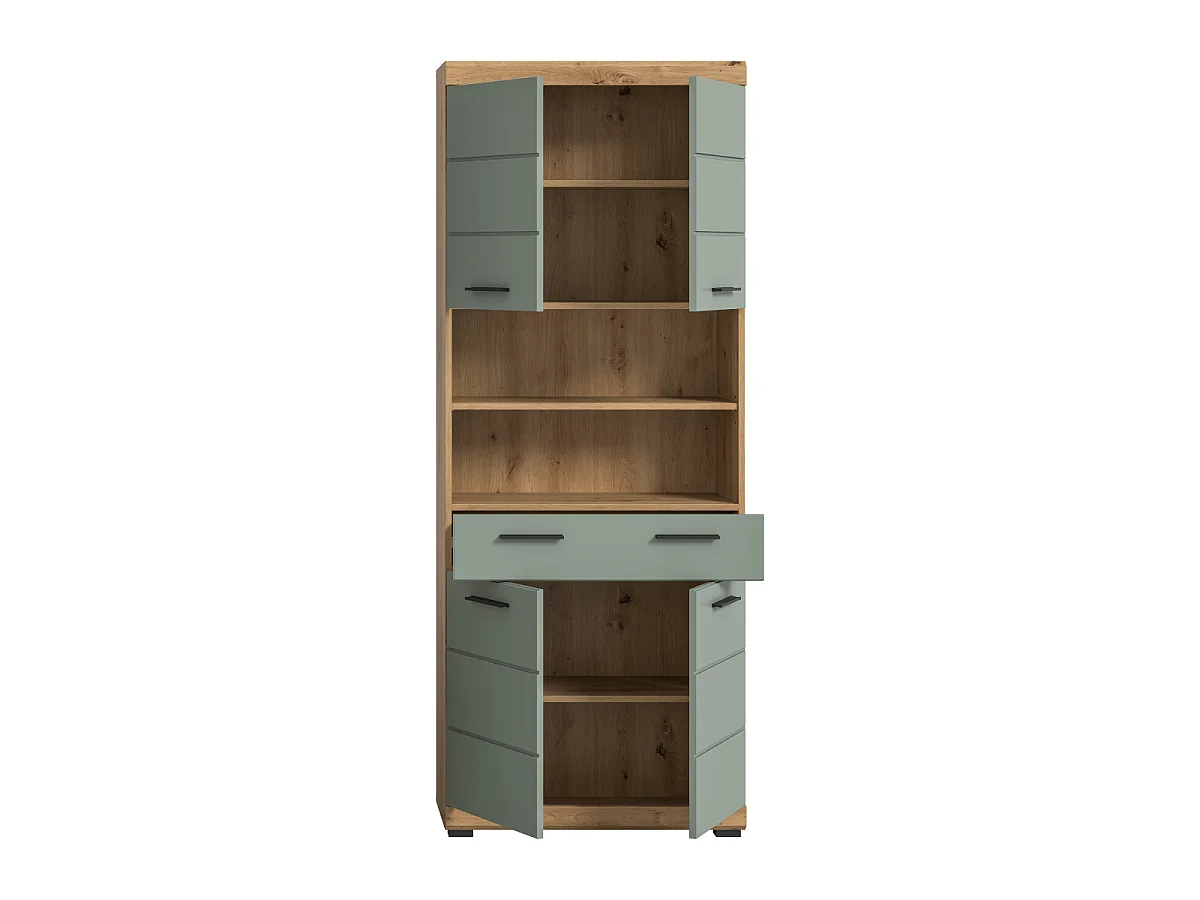 Coluna de casa de banho dupla com 4 portas e 1 gaveta A191 cm - GIO
