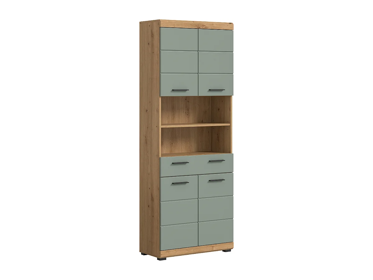 Coluna de casa de banho dupla com 4 portas e 1 gaveta A191 cm - GIO