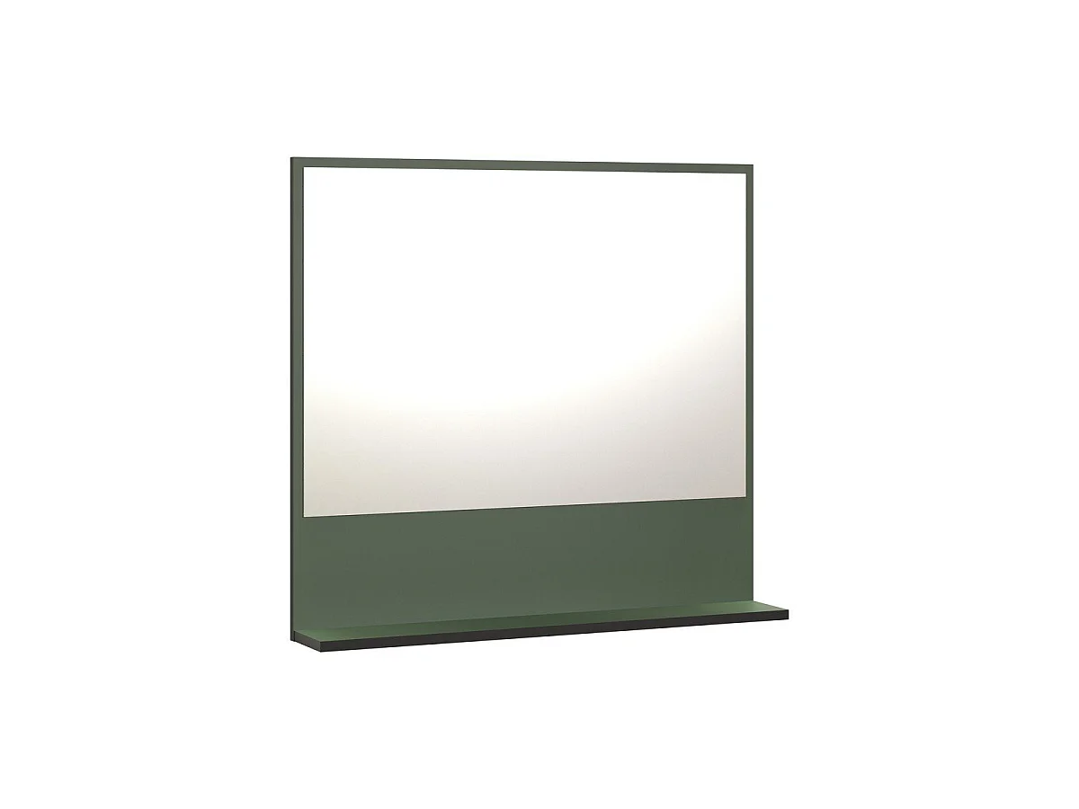 Miroir mural avec 1 tablette L80 cm - PUREBLISS