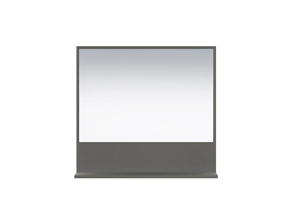 Wandspiegel met 1 plank L80 cm - PUREBLISS