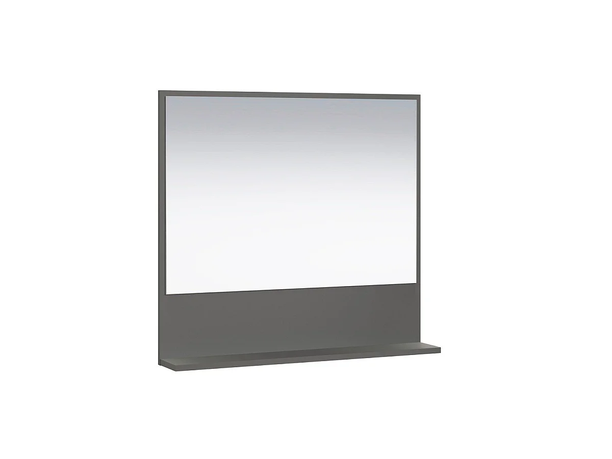Wandspiegel met 1 plank L80 cm - PUREBLISS