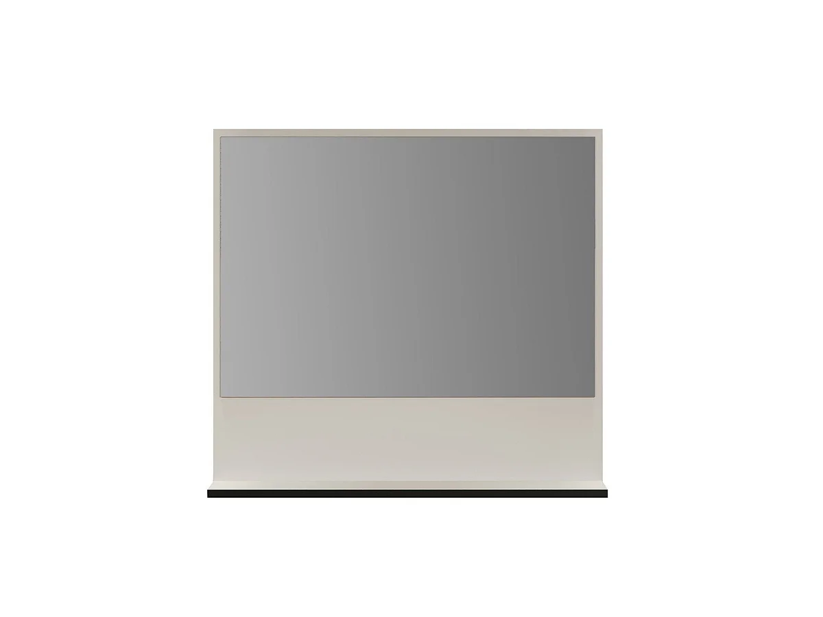 Wandspiegel met 1 plank L80 cm - PUREBLISS