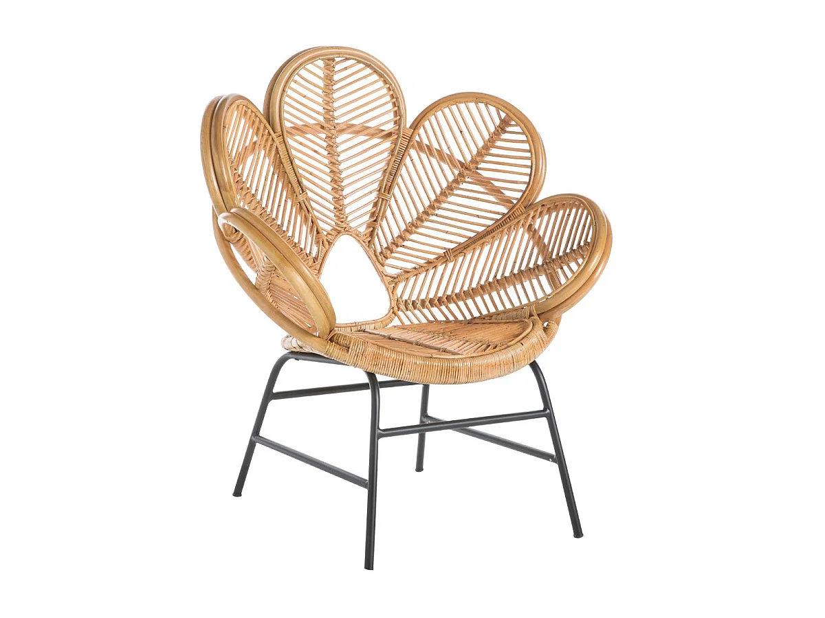 Fauteuil en rotin H104 cm - FLEUR