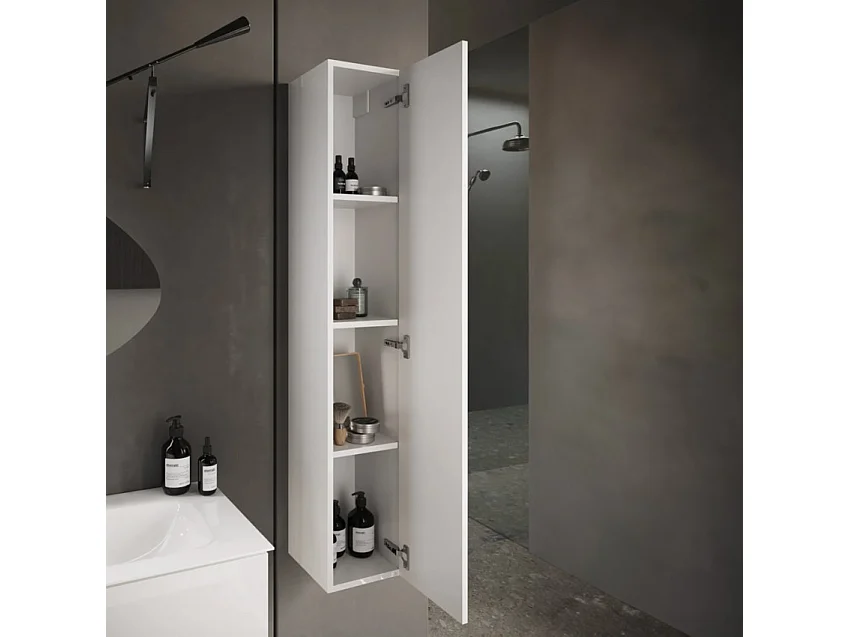 Colonna contenitore sospesa 1 anta H 138 cm - HAMBURG