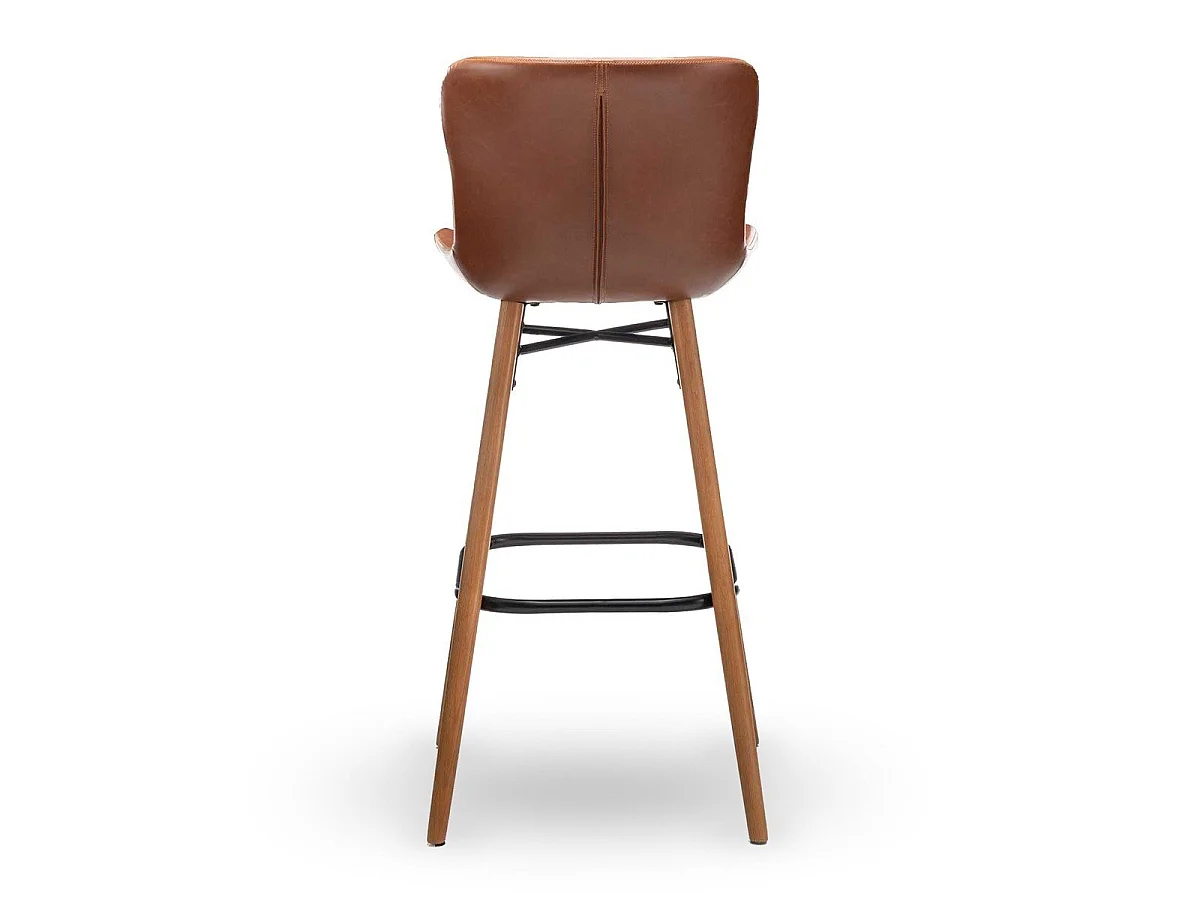 2er-Set Barhocker braun L51 cm - LOFT