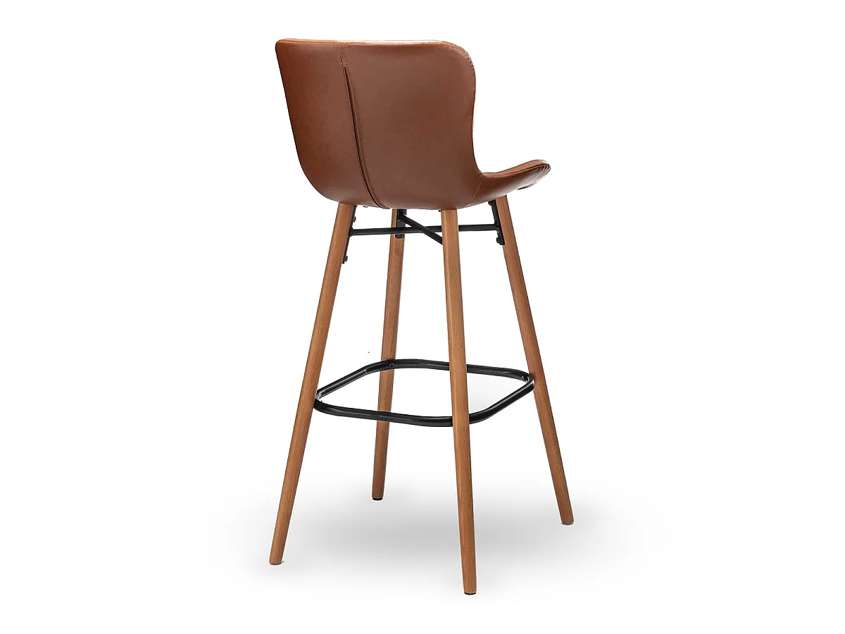 2er-Set Barhocker braun L51 cm - LOFT