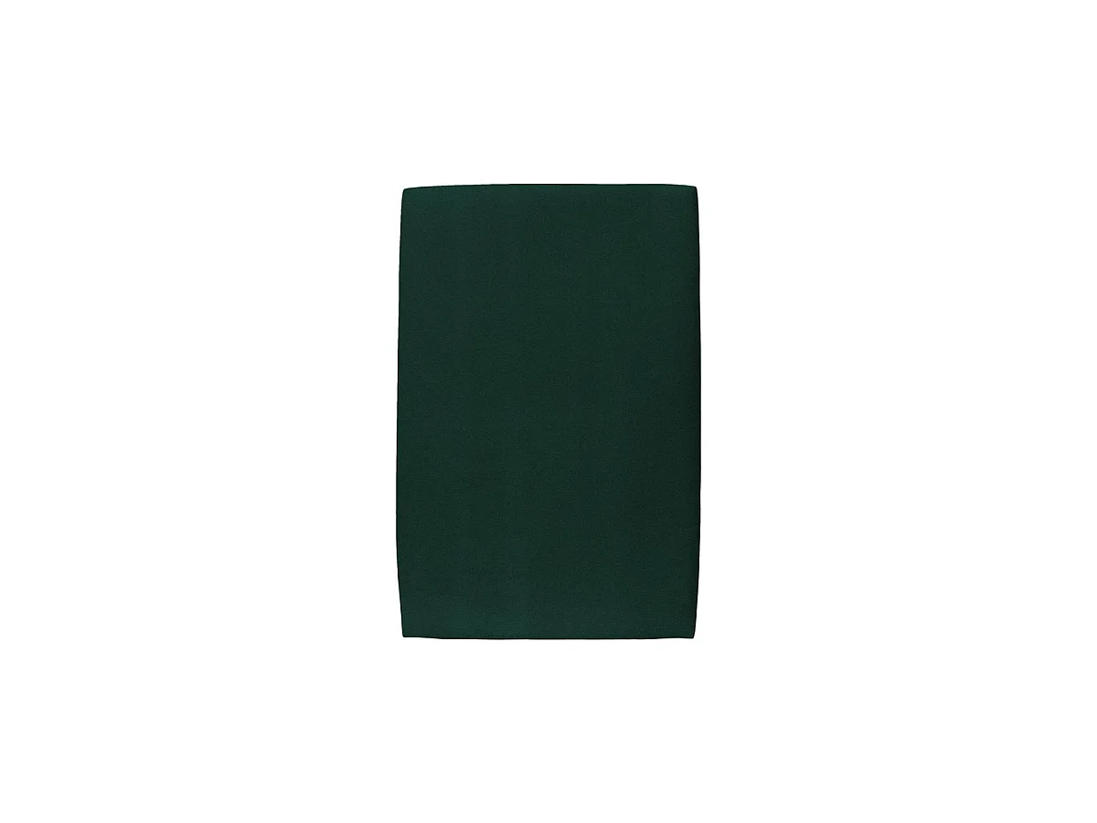 Lit 90x190cm avec tête de lit tapissier velours et sommier tapissier vert - Hauteur totale : 35cm
