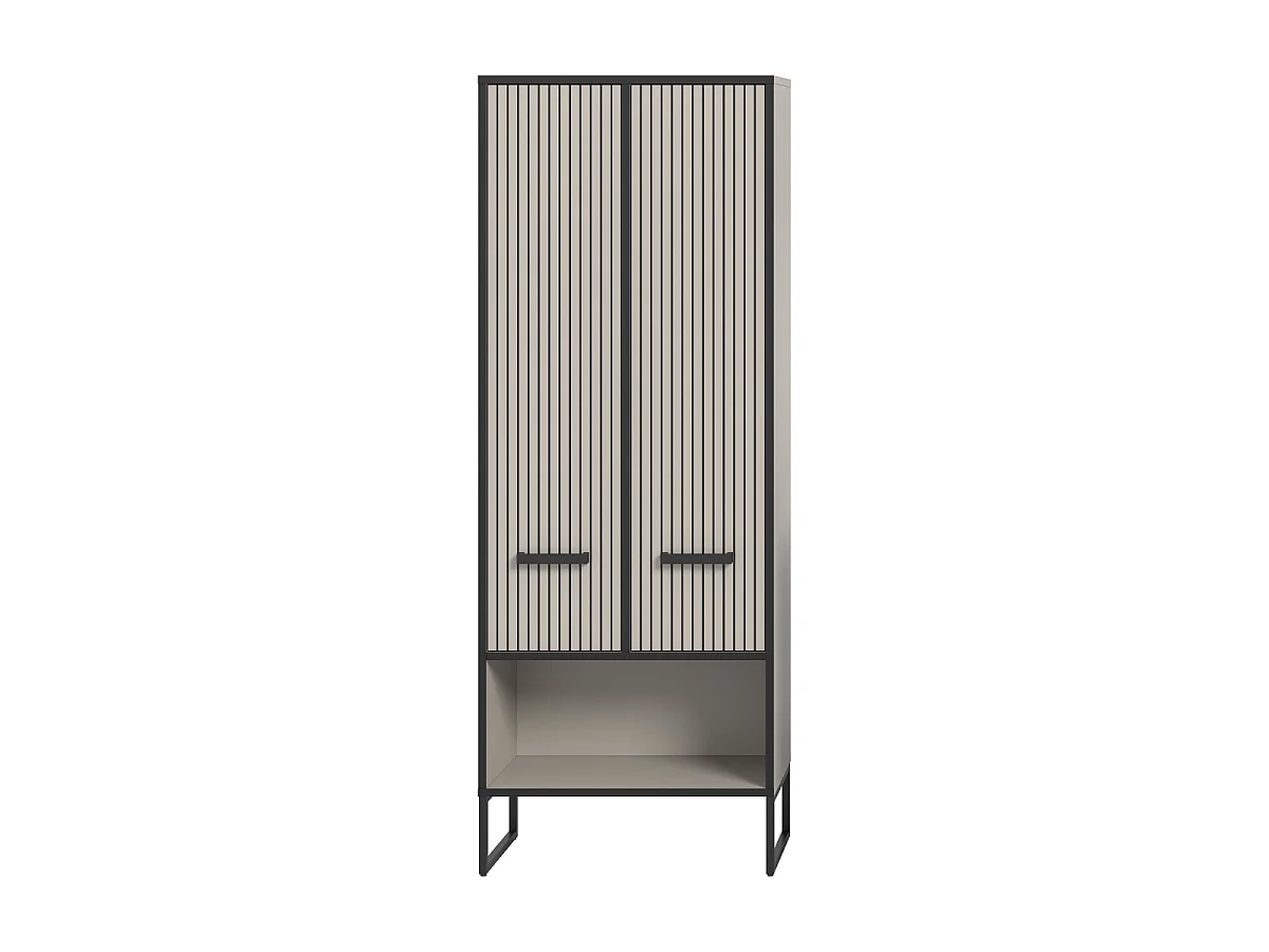 Coluna de casa de banho 2 portas 2 nichos caxemira A159 cm - AURA