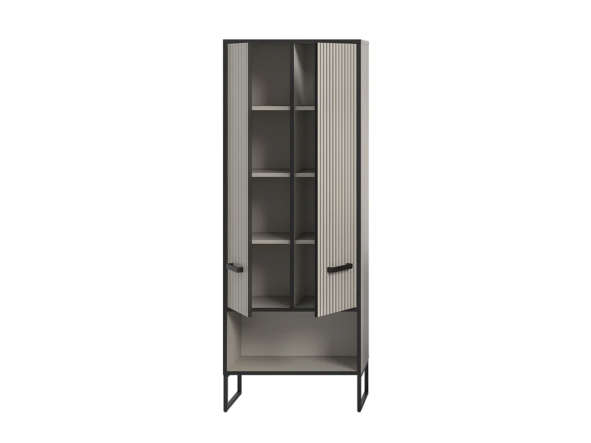 Coluna de casa de banho 2 portas 2 nichos caxemira A159 cm - AURA