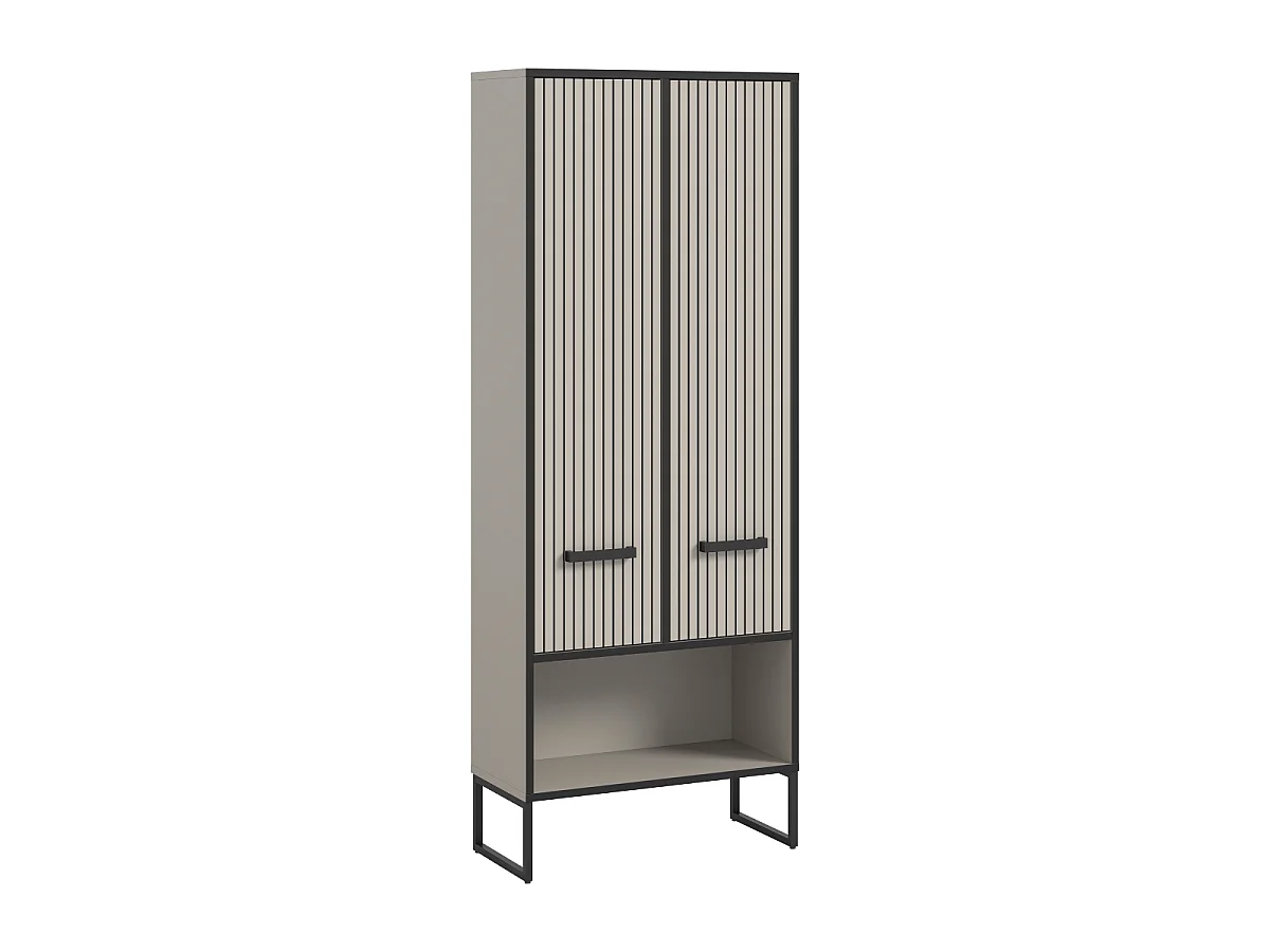 Coluna de casa de banho 2 portas 2 nichos caxemira A159 cm - AURA