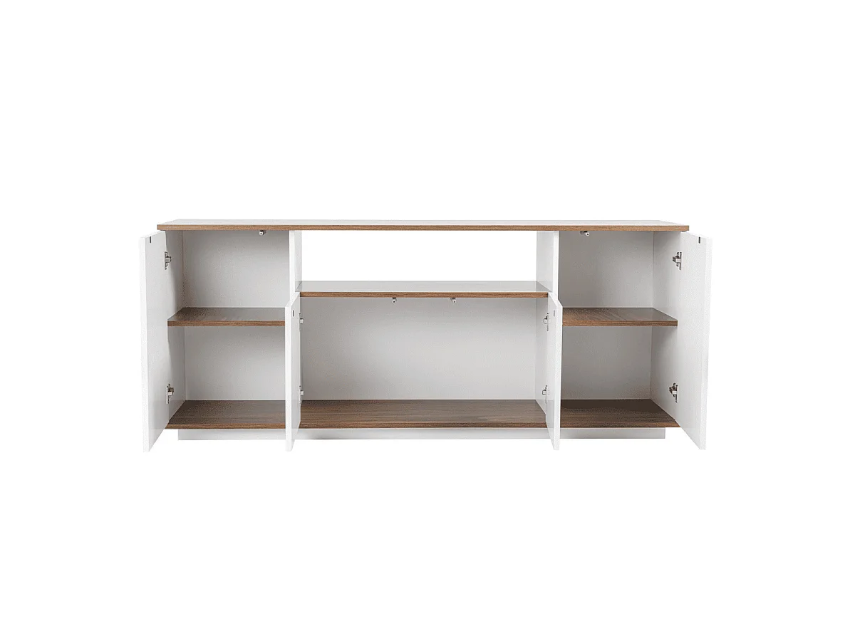 Komoda ARISTA 4-drzwiowa z 1 wnęką centralną o szerokości 180 cm