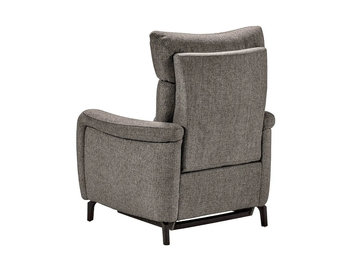 Fauteuil relax électrique tissu gris - VARENNE