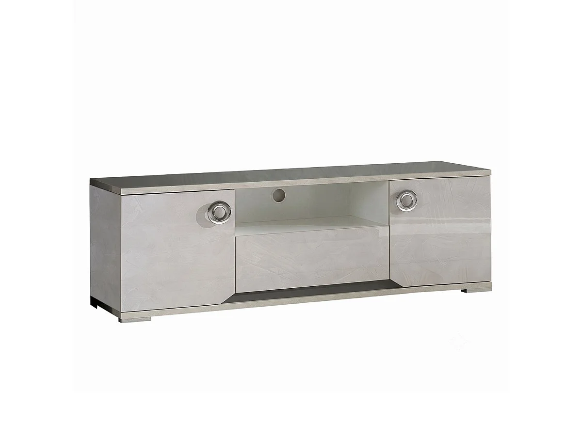 Ensemble salon aspect ciment et anthracite - LIBECCIO