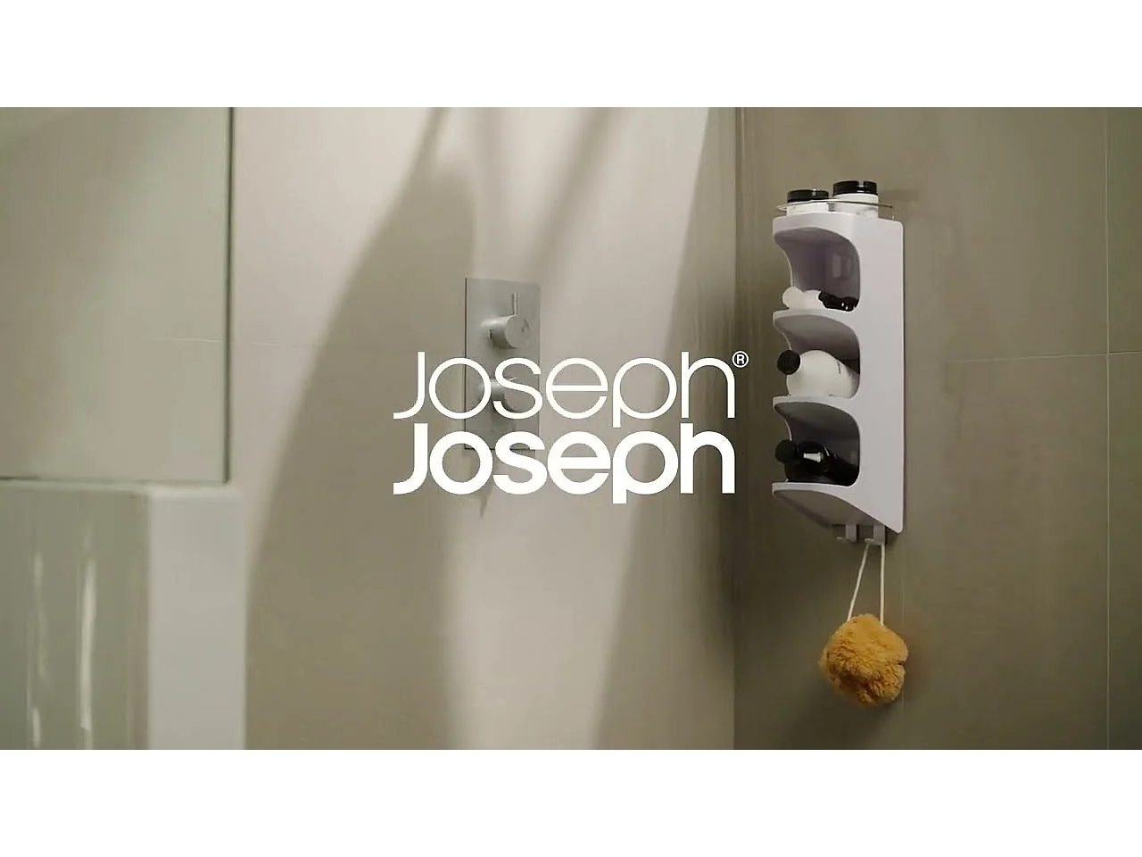 Étagère de douche compacte Joseph Joseph Capsule à 4 niveaux, design pratique, gain de place et un accès facile à vos produits de bain