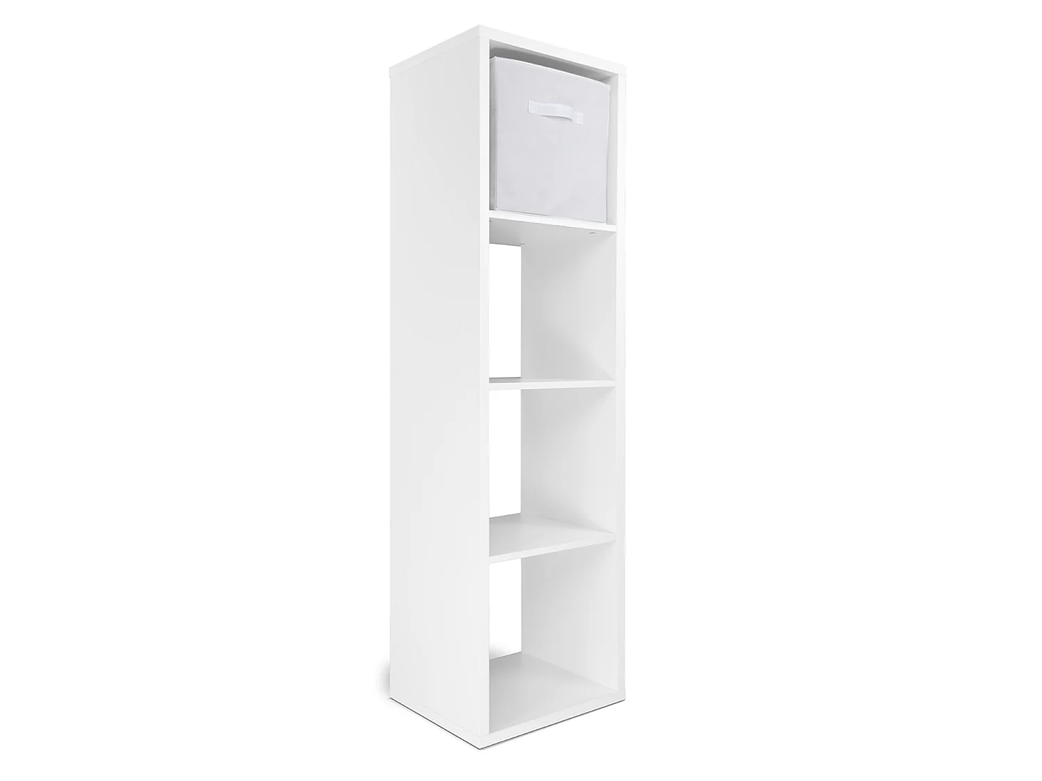 Scaffale libreria bianco 4 vani 43x35x151cm – Tetris