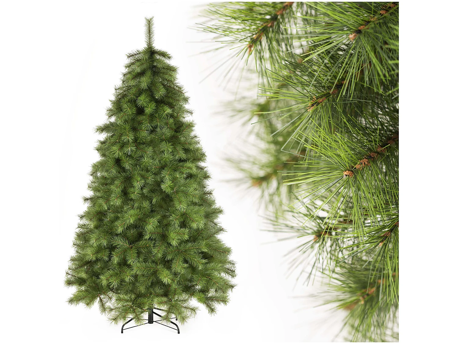 Árbol de Navidad artificial Springos®, pino, 210 cm