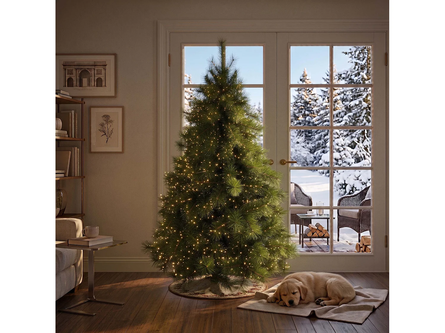 Árbol de Navidad artificial Springos®, pino, 180 cm