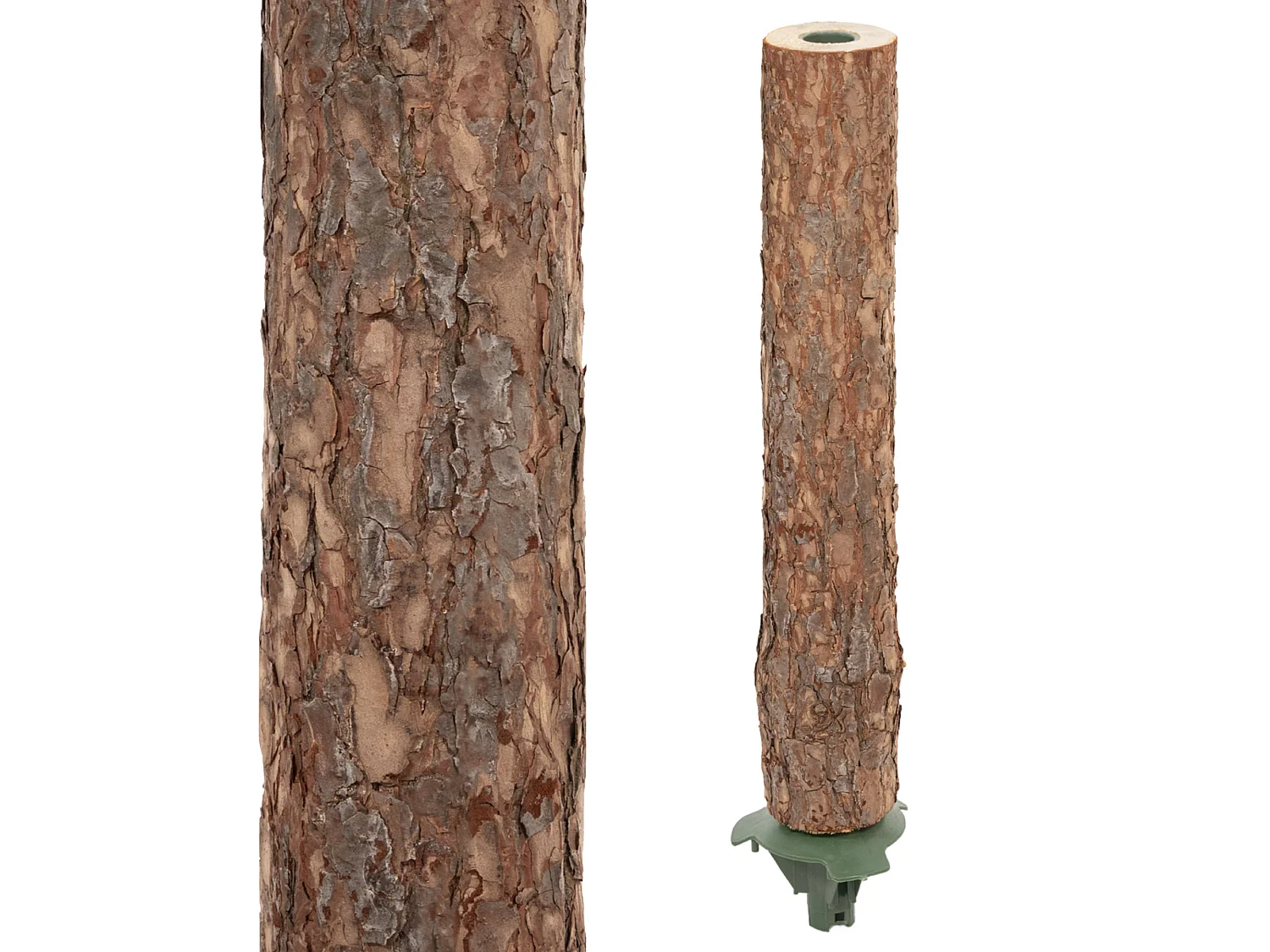 Árbol de Navidad artificial Springos® con tronco natural, pino Premium 180 cm