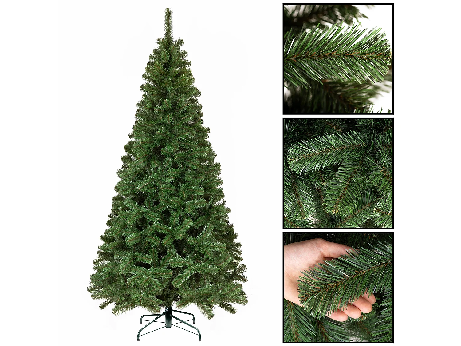 Árbol de Navidad artificial Springos®, abeto verde 250 cm