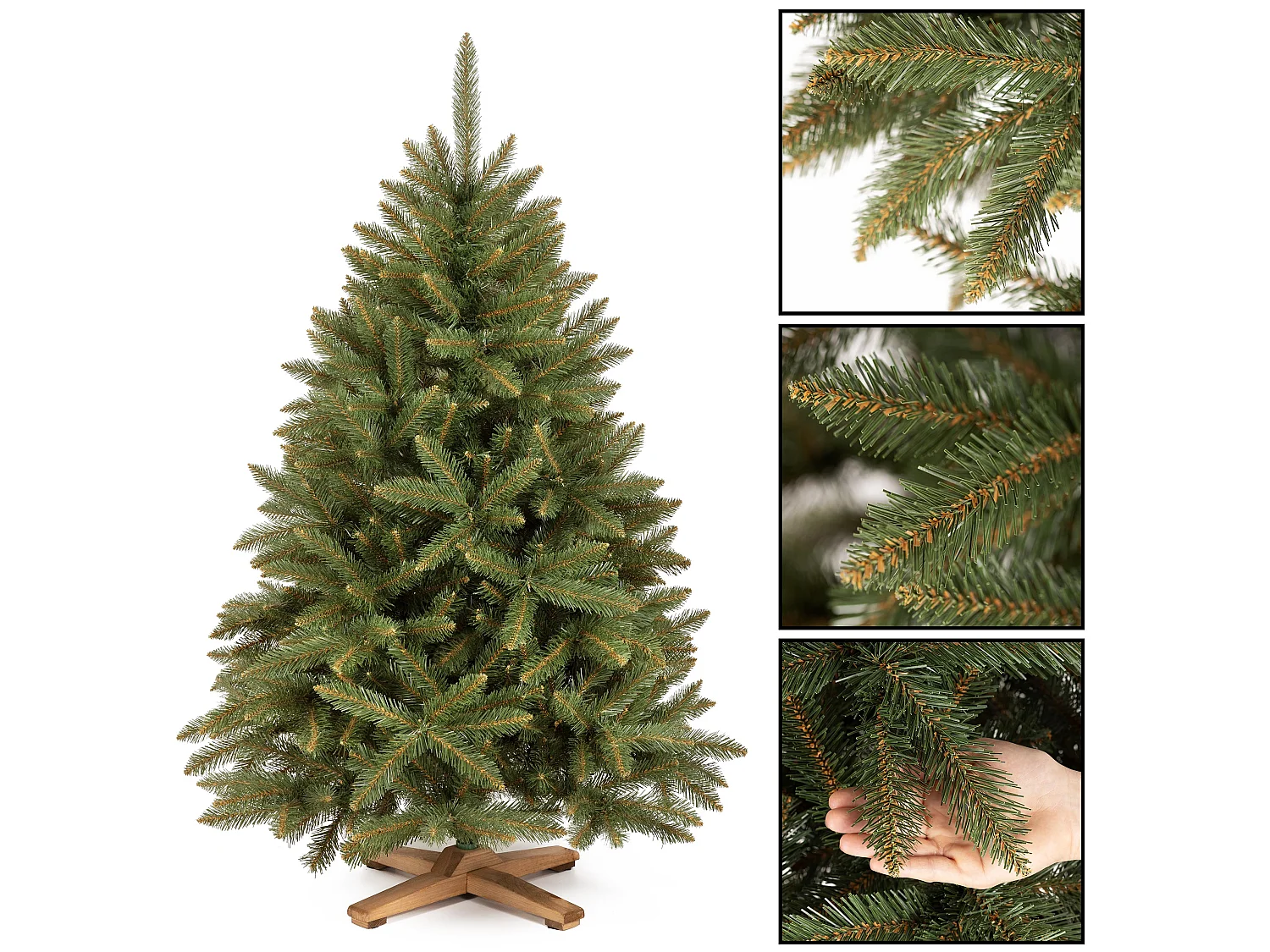 Árbol de Navidad artificial Royal Trees®, abeto del Cáucaso, 120 cm