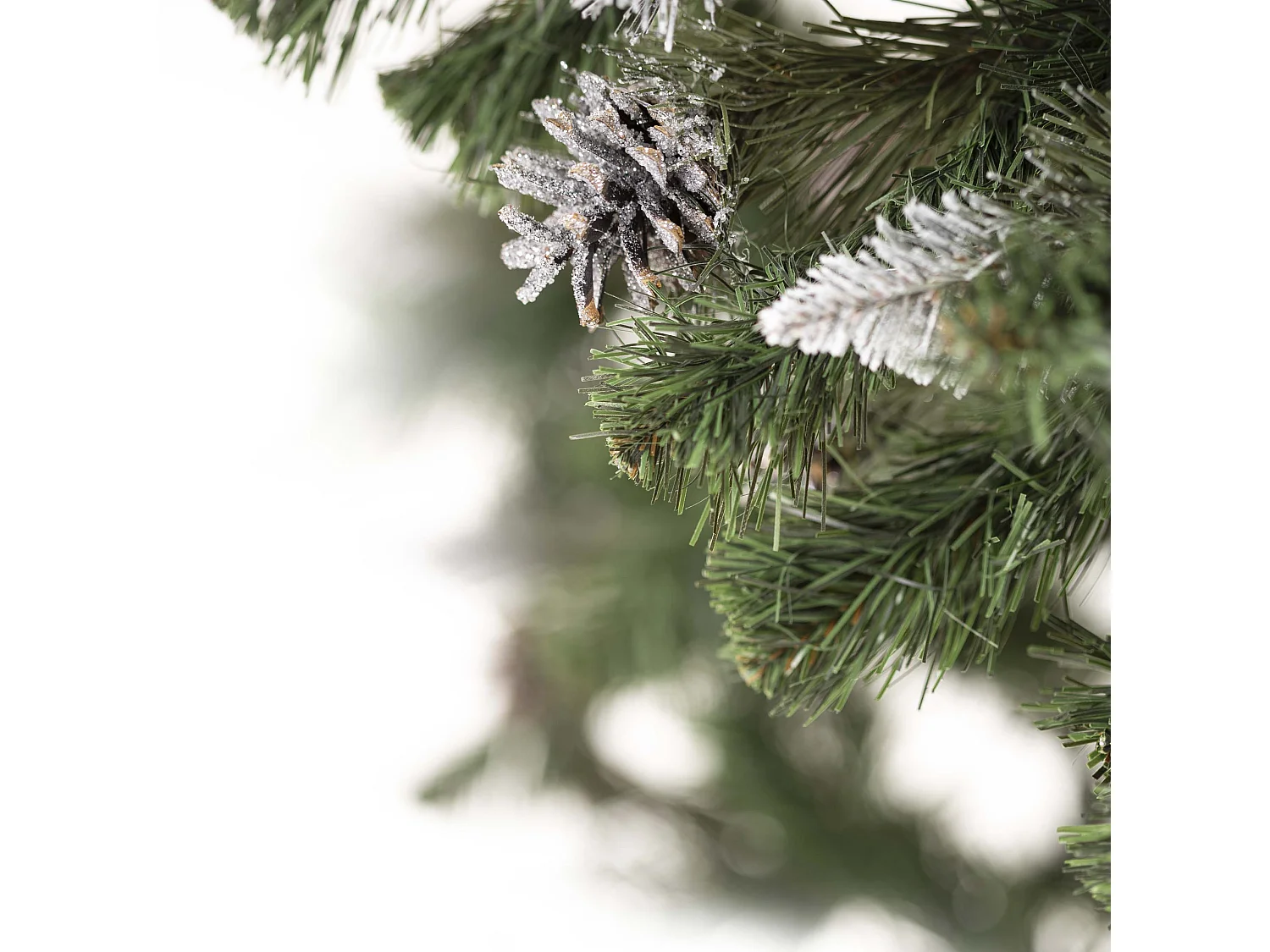Árbol de Navidad artificial Springos®, pino nevado, 180 cm