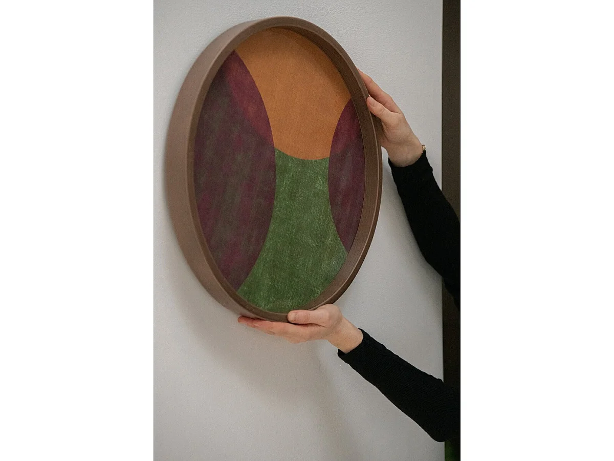 Lot de 3 Plateaux Muraux "Yann" 60cm Multicolore