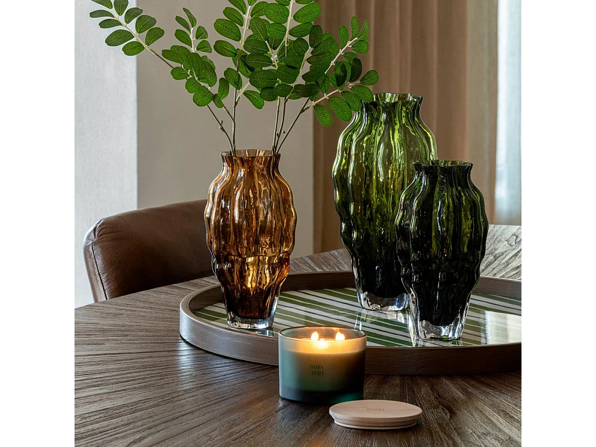 Lot de 3 Plateaux Muraux "Yann" 60cm Vert Olive