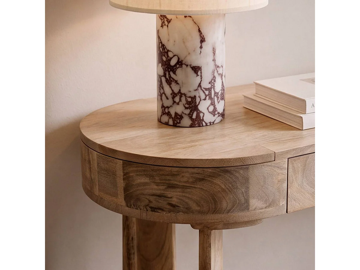 Console en bois de manguier Luméya