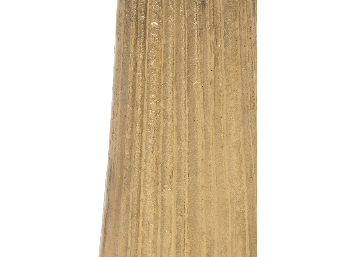 Vase Strié Design "Hedda" 48cm Doré