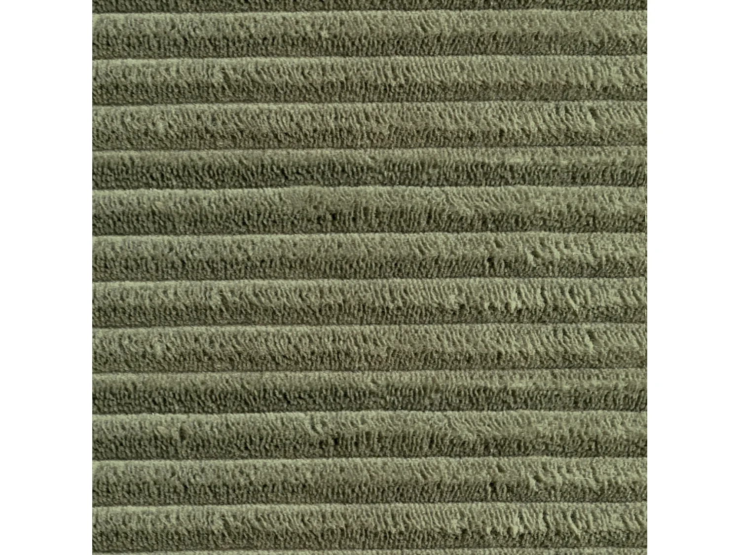 Lit coffre 160x200 cm avec tête de lit en tissu velours côtelé kaki - MIA