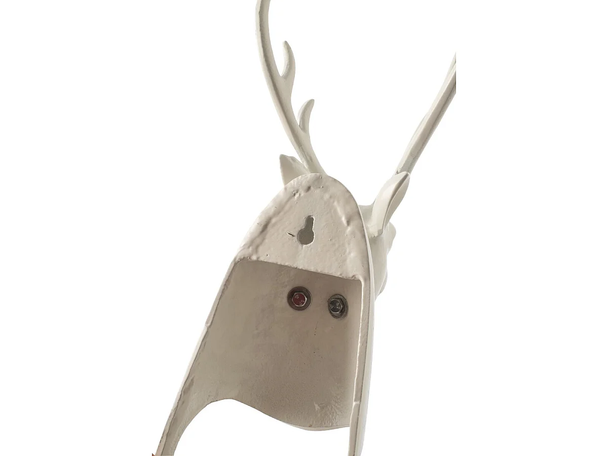 Porte-Bouteilles Cerf "Yasmine" 109cm Blanc