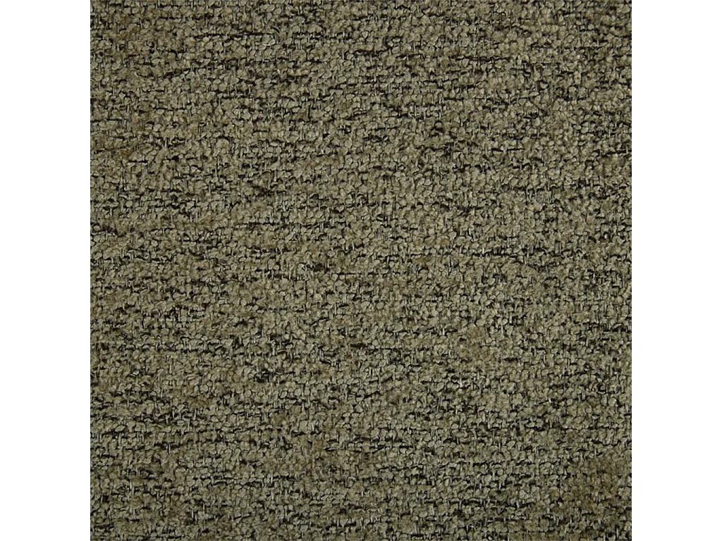 Lot de 2 tabourets de bar bois de peuplier teinté noyer. acier noir et tissu texturé kaki - Paul