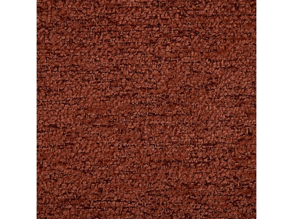 Lot de 2 tabourets de bar bois de peuplier teinté noyer. acier noir et tissu texturé terracotta - Paul