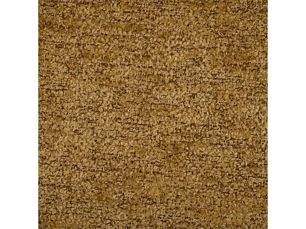 Lot de 2 tabourets de bar bois de peuplier teinté noyer. acier noir et tissu texturé moutarde - Paul
