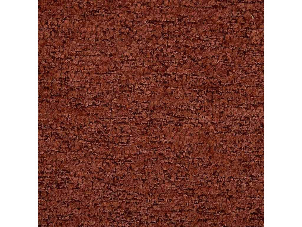Lot de 2 tabourets de bar bois de peuplier teinté noyer. acier chromé et tissu texturé terracotta - Paul