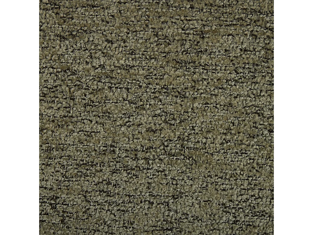 Lot de 2 tabourets de bar bois de peuplier teinté noyer. acier chromé et tissu texturé kaki - Paul