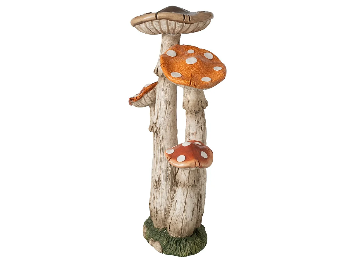 Statue 4 Champignons Extérieur "Rune" 70cm Multicolore
